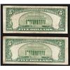 Image 2 : Lot of (2) 1953 $5 Legal Tender Notes