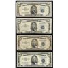 Image 1 : Lot of (4) 1953A $5 Silver Certificate Notes