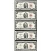 Image 1 : Lot of (5) 1963A $2 Legal Tender Notes