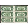 Image 2 : Lot of (6) 1953B $2 Legal Tender Notes
