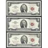 Image 1 : Lot of (3) 1963 $2 Legal Tender Notes