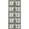 Image 1 : Lot of (5) 1934D $5 Silver Certificate Notes