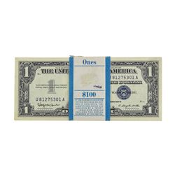 (100) Consecutive 1957B $1 Silver Certificate Notes - 1 Star Note
