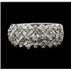 Image 2 : 14KT White Gold 1.50ctw Diamond Ring