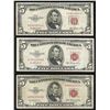 Image 1 : Lot of (3) 1953 $5 Legal Tender Notes