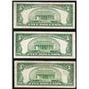 Image 2 : Lot of (3) 1953 $5 Legal Tender Notes