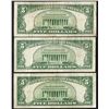 Image 2 : Lot of (3) 1928F $5 Legal Tender Notes