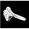 Image 1 : 14KT White Gold 0.43ctw Diamond Ring