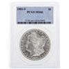 Image 1 : 1881-S $1 Morgan Silver Dollar Coin PCGS MS66