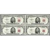 Image 1 : Lot of (4) 1963 $5 Red Seal Legal Tender Notes