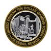 Image 1 : .999 Silver Las Vegas Club $10 Casino Gaming Token Limited Edition