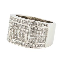 14KT White Gold 3.00ctw Diamond Ring