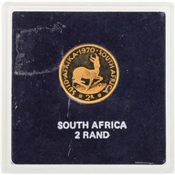 1970 South Africa 2 Rand Gold Coin