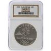 Image 1 : 2002-P $1 Salt Lake Olympics Silver Coin NGC MS70
