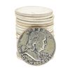 Image 1 : Roll of (20) 1961-D Brilliant Uncirculated Franklin Half Dollar Coins