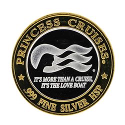 .999 Silver HSP Princess Cruises Casino Gaming Token Limited Edition