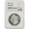 Image 1 : 1883-O $1 Morgan Silver Dollar Coin NGC MS63DPL