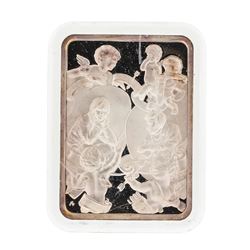 1976 Hamilton Mint Valentines Day Silver Ingot