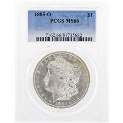 1885-O $1 Morgan Silver Dollar Coin PCGS MS66