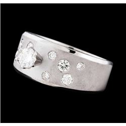 14KT White Gold 0.67ctw Diamond Ring