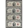 Image 1 : Lot of (4) 1953/A/B/C $2 Legal Tender Notes