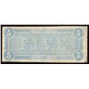 Image 2 : 1864 $5 The Confederate States of America Note