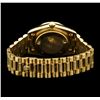 Image 3 : Mens 18KT Yellow Gold Rolex 1.65ctw Diamond DayDate Watch