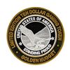 Image 1 : .999 Silver Golden Nugget Las Vegas $10 Casino Gaming Token Limited Edition