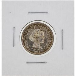 1913 Brazil 500 Reis Silver Coin