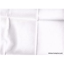 0.5 Yard Piece of White Fabric