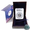 Image 1 : UNITED STATES; 2014 Sochi Olympic Winter Games 5 ounce Pure Silver Medallion Featuring Speed Skating