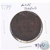 Image 1 : Token: Love Token struck on a 1799 Great Britain Penny.