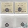 Image 1 : Test Token: Lot of 2x Nickel 10-cent 1965 Tokens, CH# TT-10.2A (With R.C.M) and TT-10.2B (Without R.