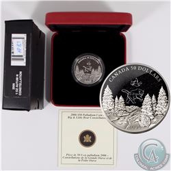 CANADA 2006 Autumn $50 1oz Palladium Big and Little Bear Constellations. Comes with all original Min