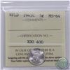 Image 1 : Newfoundland 5-cent 1941C ICCS Certified MS-64