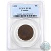 Image 1 : 1-cent 1858 PCGS Certified EF-40