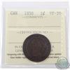 Image 1 : 1-cent 1858 ICCS Certified VF-20