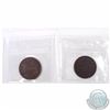 Image 2 : 1-cent 1891 SD SL; Obverse 2 & SD LL; Obv.3, ICCS Certified F-12. 2pcs