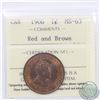 Image 1 : 1-cent 1906 ICCS Certified MS-63 Red/Brown