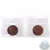 Image 2 : 1-cent 1907 & 1907H ICCS Certified AU-55. 2pcs
