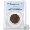 Image 1 : 1-cent 1907H PCGS Certified MS-62 Brown