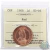 Image 1 : 1-cent 1908 ICCS Certified MS-64 Red
