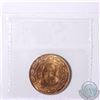 Image 2 : 1-cent 1910 ICCS Certified MS-64 Red, A nice original coin with a hint of left to right grain.