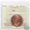 Image 1 : 1-cent 1911 ICCS Certified MS-65 Red