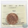 Image 1 : 1-cent 1911 ICCS Certified MS-64 Red