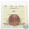 Image 1 : 1-cent 1912 ICCS Certified MS-64 Red