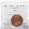 Image 1 : 1-cent 1914 ICCS Certified MS-64 Red