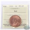 Image 1 : 1-cent 1916 ICCS Certified MS-65 Red