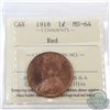 Image 1 : 1-cent 1918 ICCS Certified MS-64 Red