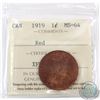 Image 1 : 1-cent 1919 ICCS Certified MS-64 Red